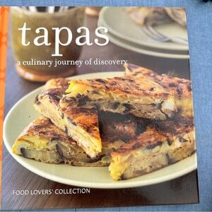 Tapas cookbook, easy Spanish recipes. New condition, hardcover